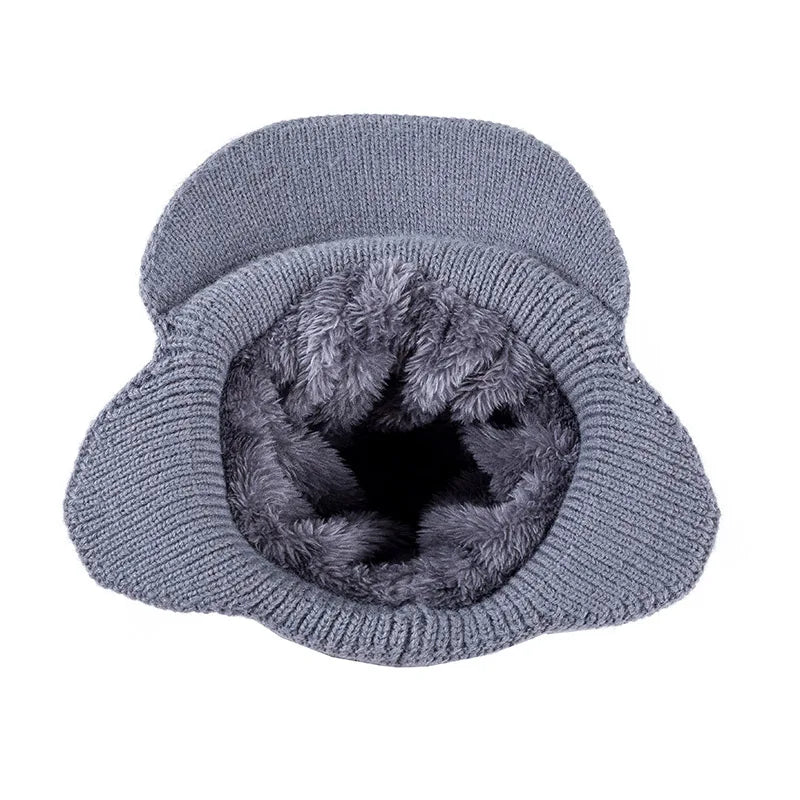 Unisex Ear Knitted Winter Hat for Men & Women 🎩