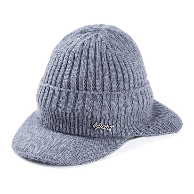 Unisex Ear Knitted Winter Hat for Men & Women 🎩