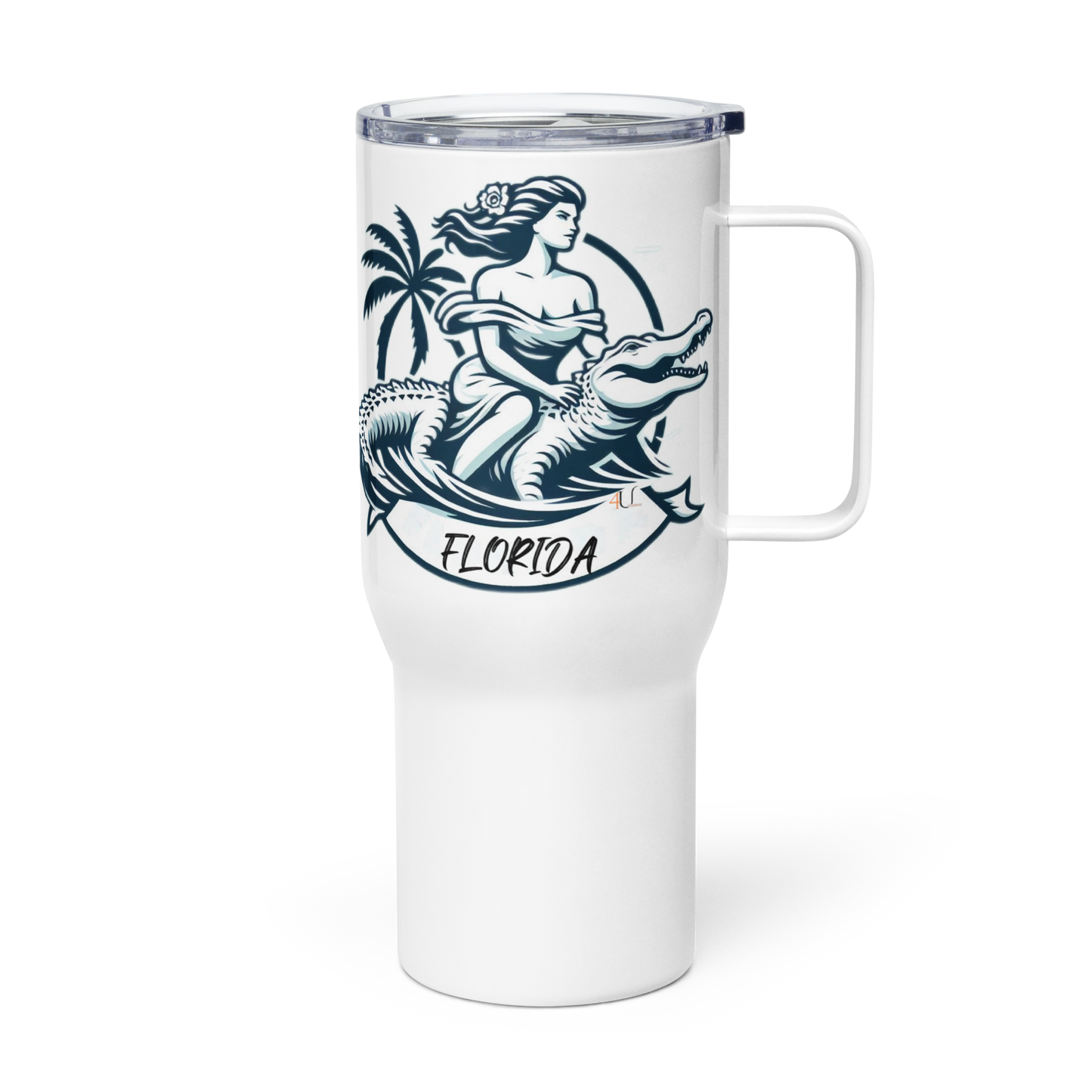 Sunshine Travel Mug with a Handle