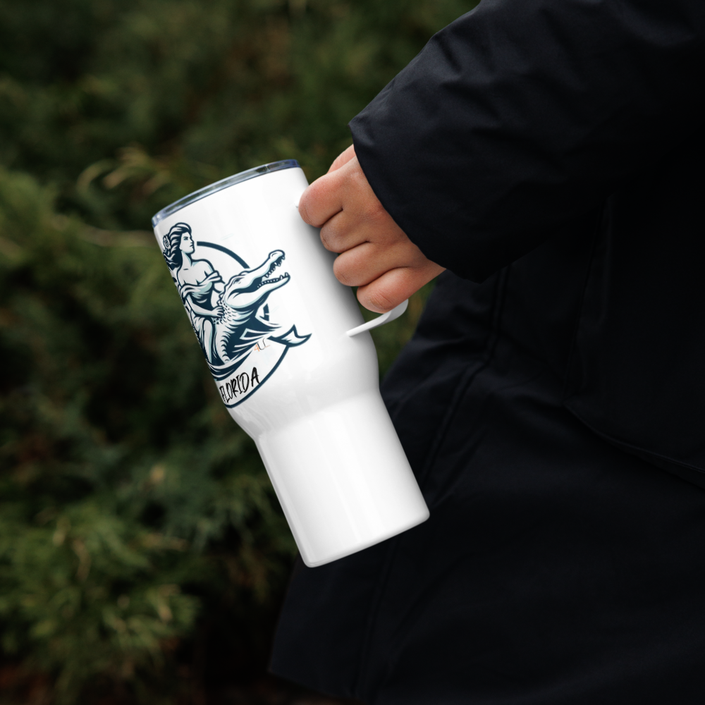 Sunshine Travel Mug with a Handle