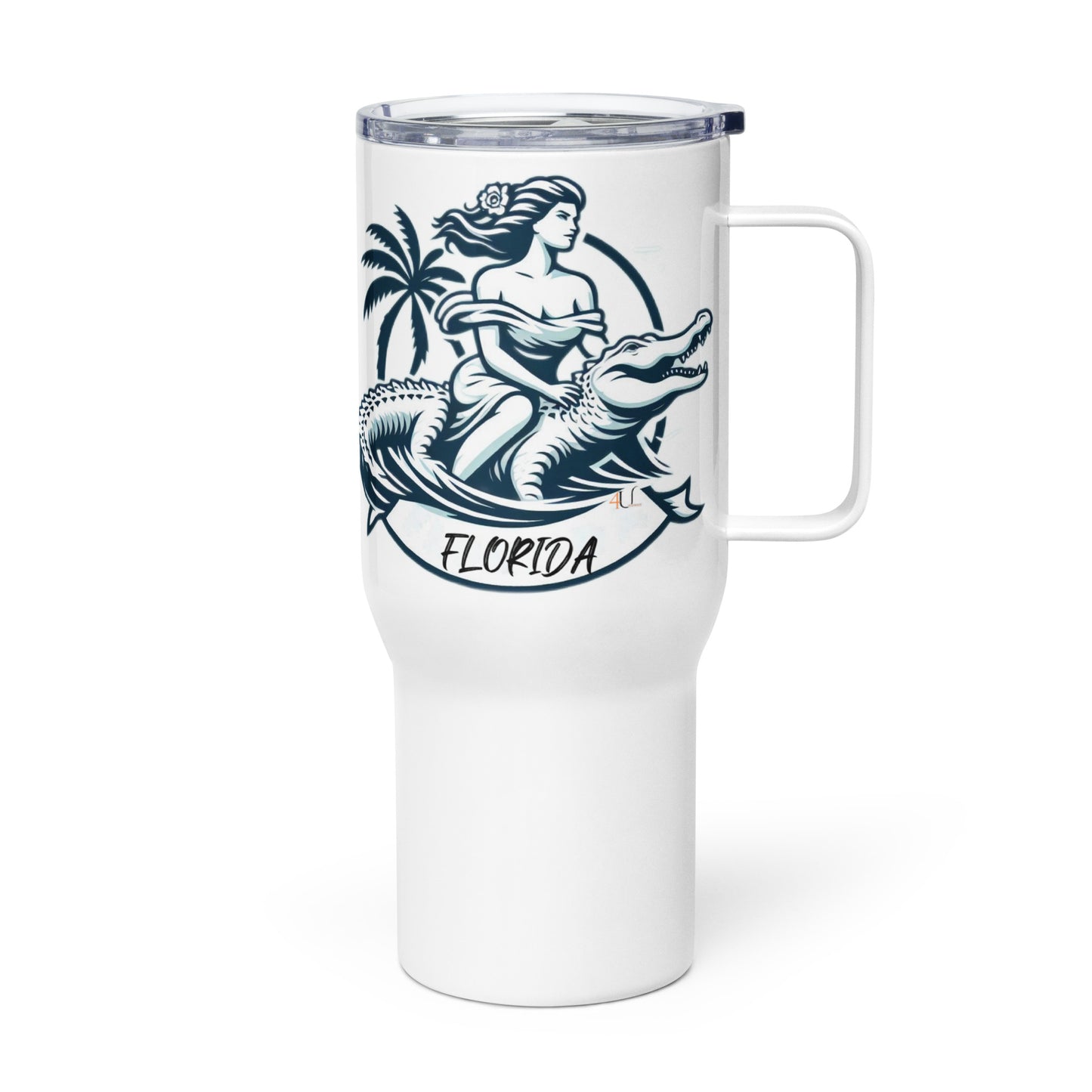 Sunshine Travel Mug with a Handle