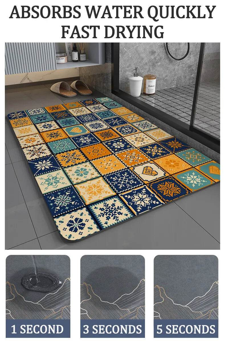 Non-slip Quick-Drying Bath Mat